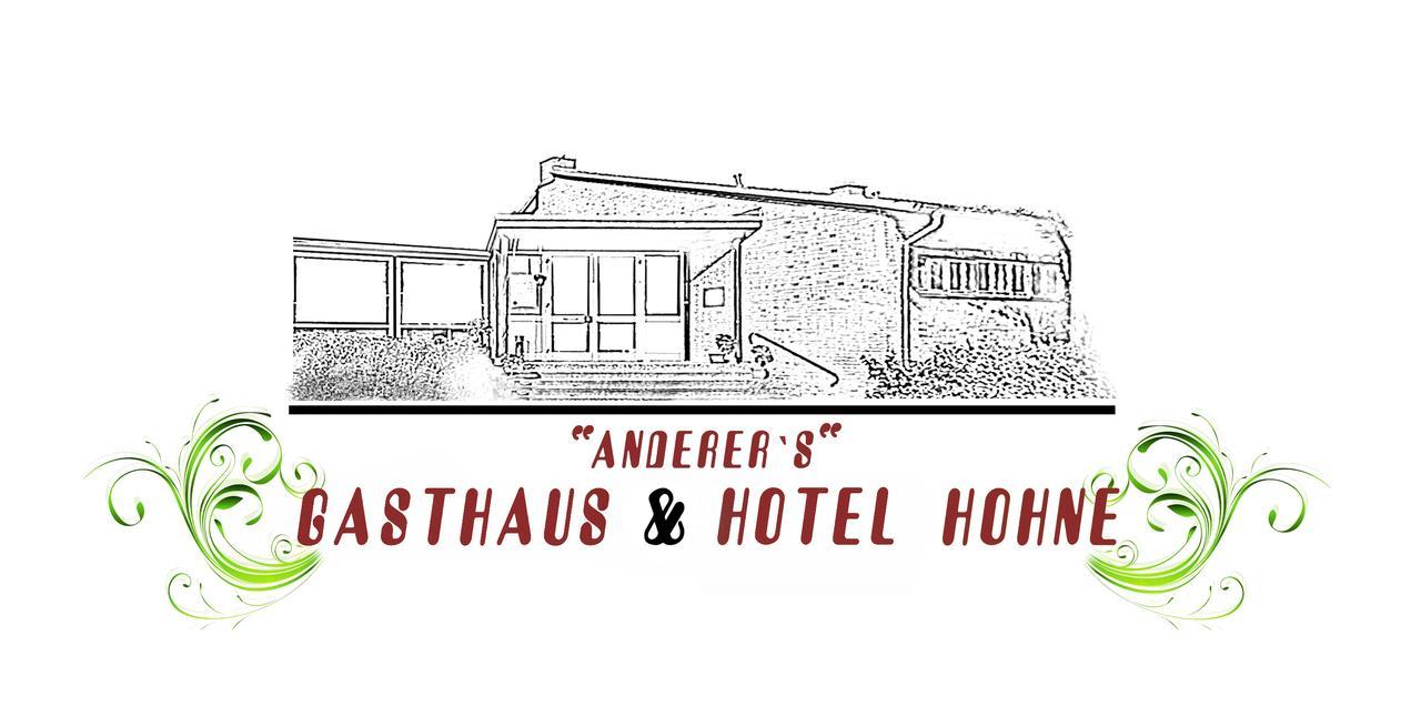 "Anderer'S" Gasthaus & Hotel Hohne Esterno foto